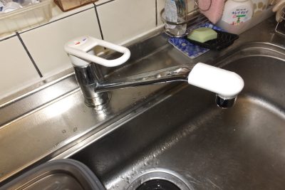 キッチンシングルレバー水栓の水漏れ修理
