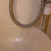 洗面台 シャワーホース水漏れ 床下/シングルレバー水栓取り換え修理