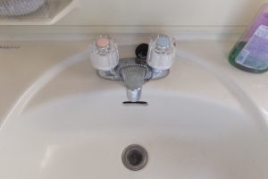 洗面台水漏れ修理完了後
