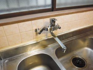 水漏れしたキッチン混合水栓取替交換完了後