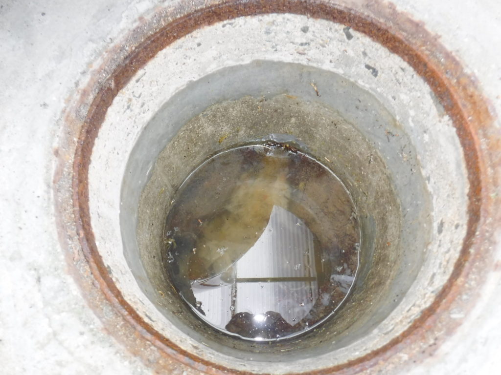 兵庫県川辺郡猪名川町/トイレ詰まり修理、屋外排水でマス溢れる